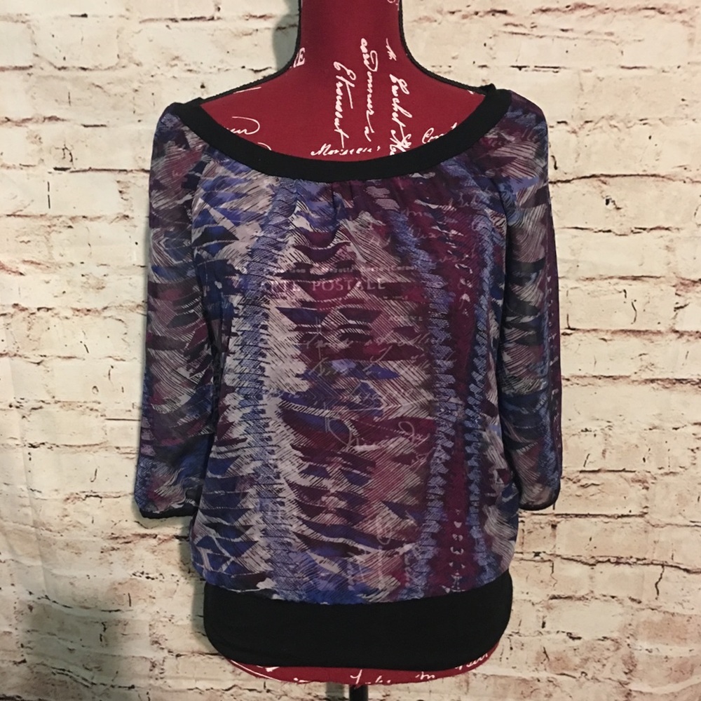 B•Wear sheer blouse